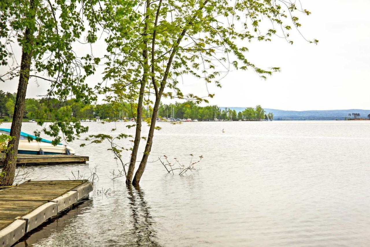 Mayfield Home With Private Dock On Lake Sacandaga! Broadalbin Exterior foto